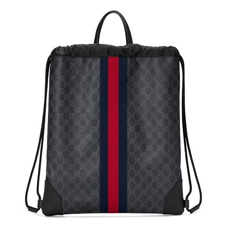 gucci backpack men|gucci drawstring backpack for men.